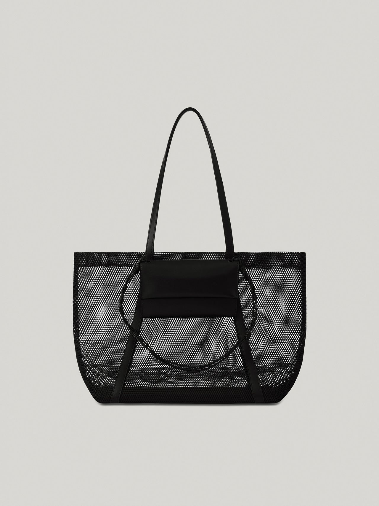2WAY MESH BAG (SOFT BLACK)