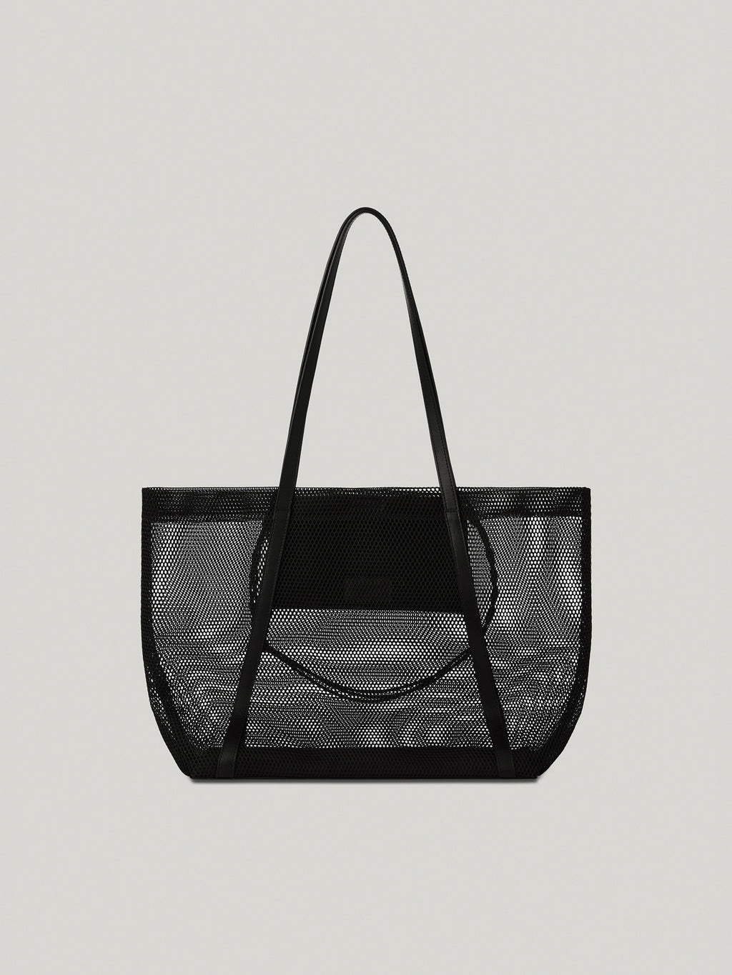 2WAY MESH BAG (SOFT BLACK)