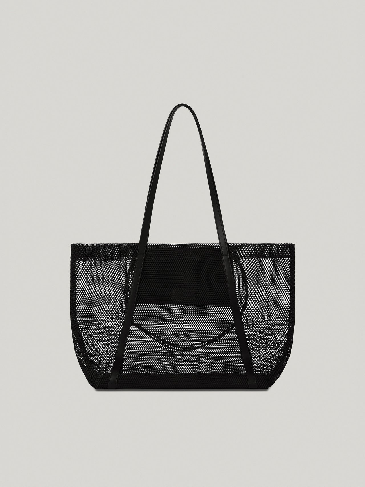 2WAY MESH BAG (SOFT BLACK)
