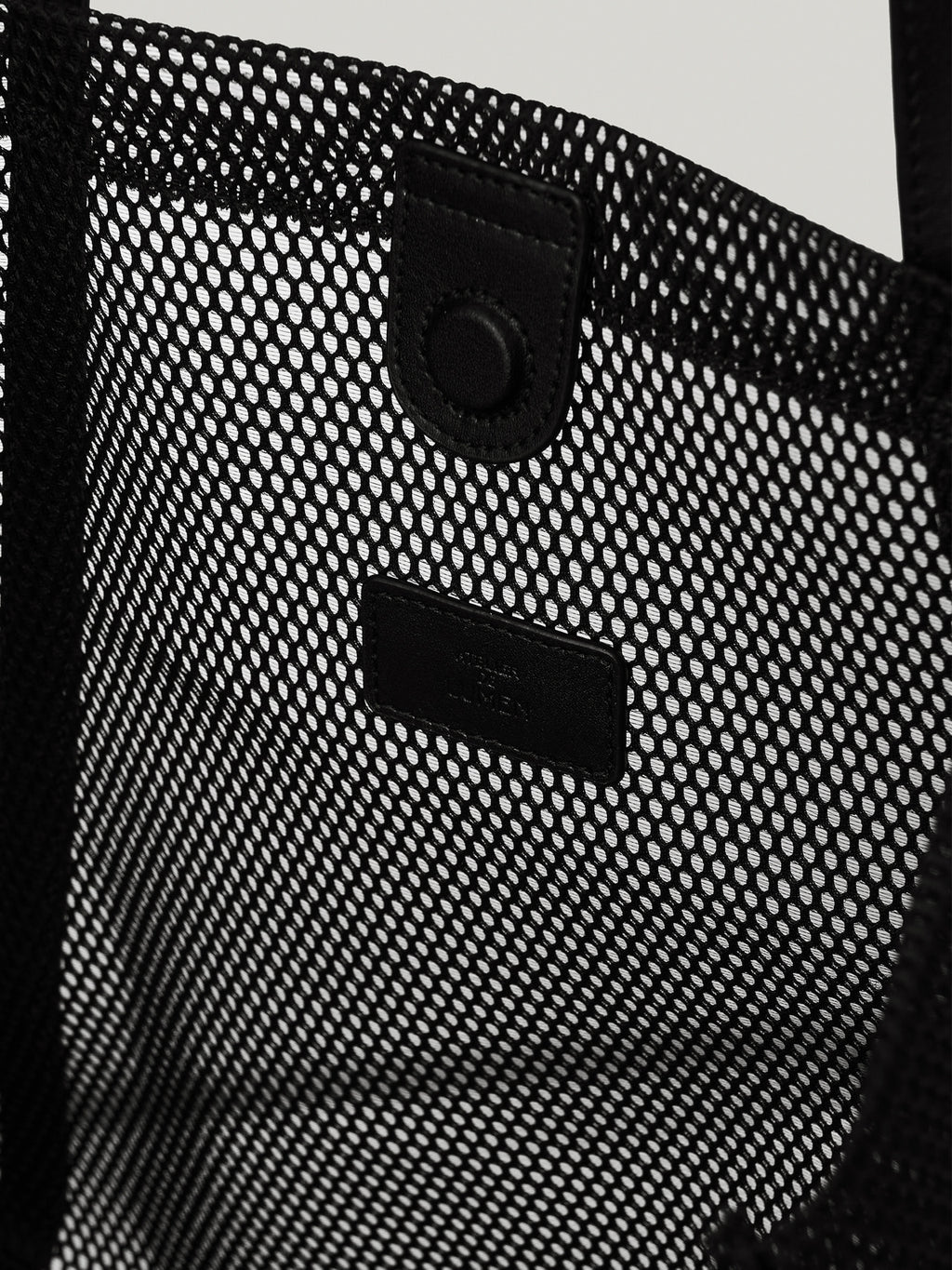 2WAY MESH BAG (SOFT BLACK)