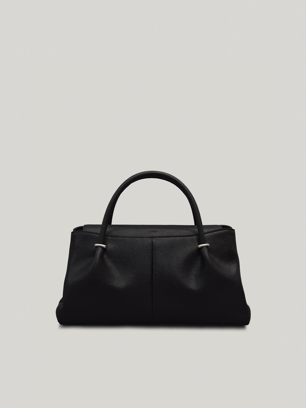 ANNEAU FLAP BAG (SOFT BLACK)