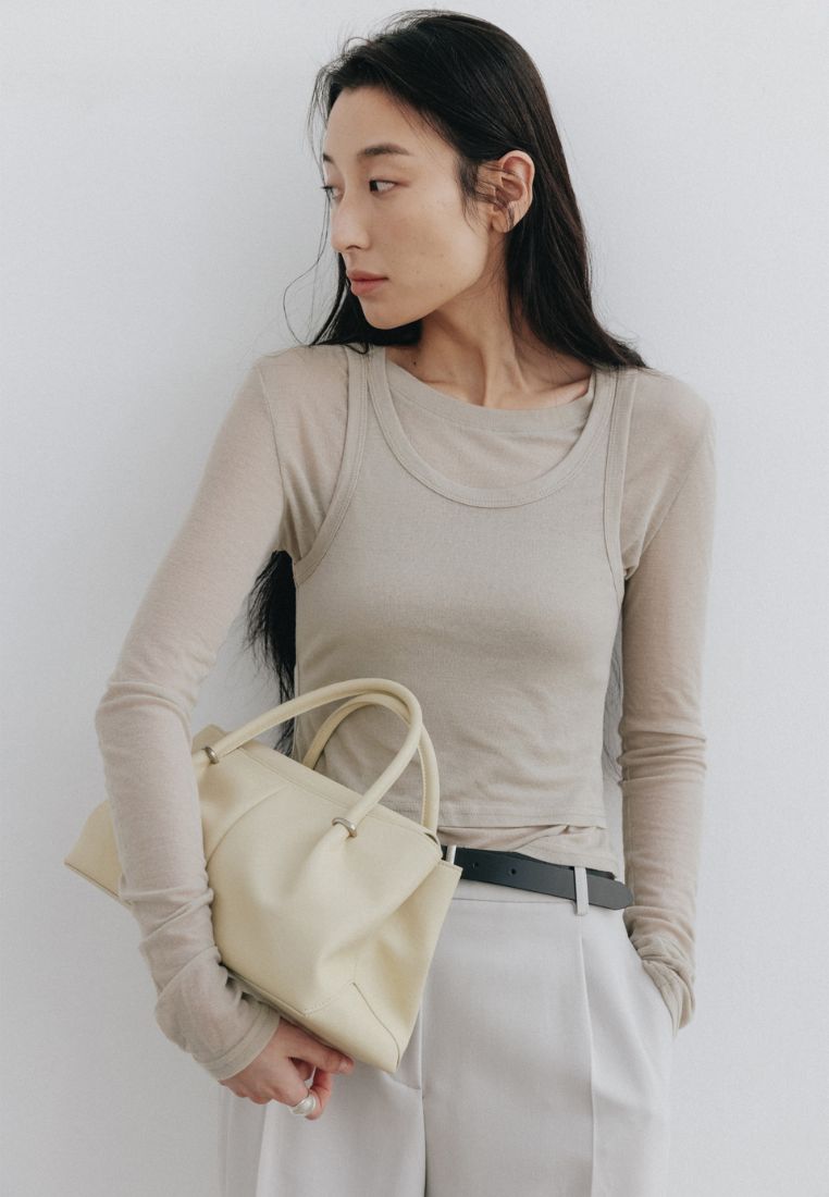ANNEAU FLAP BAG (HAY YELLOW)