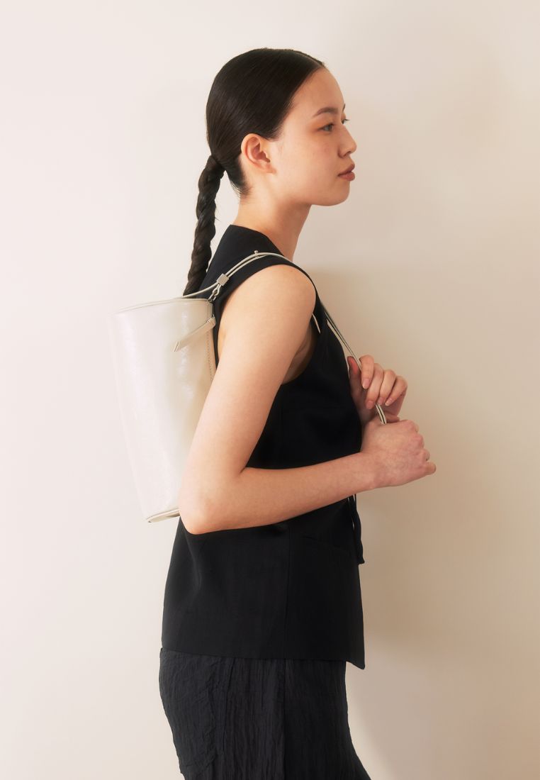 BASE BARREL BAG (WRINKLE WHITE)