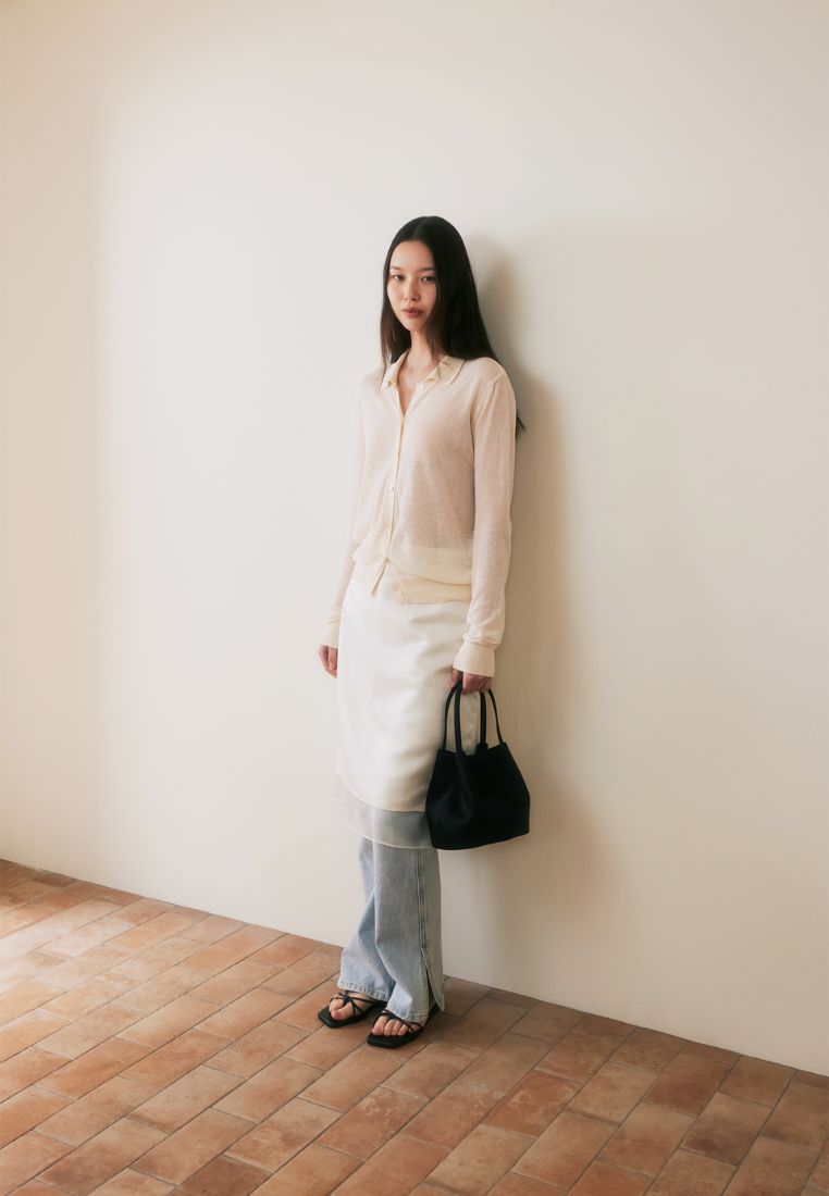 BON BALLON BAG (SILK BLACK)