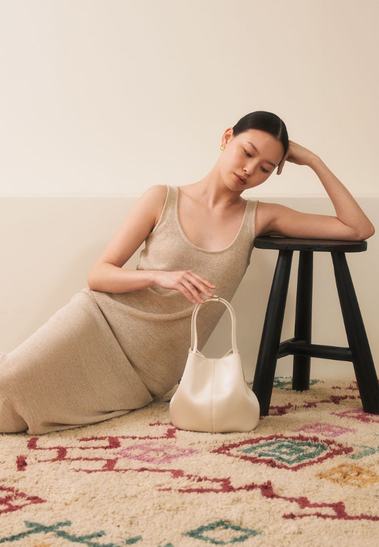 BON BALLON BAG (SILK IVORY)