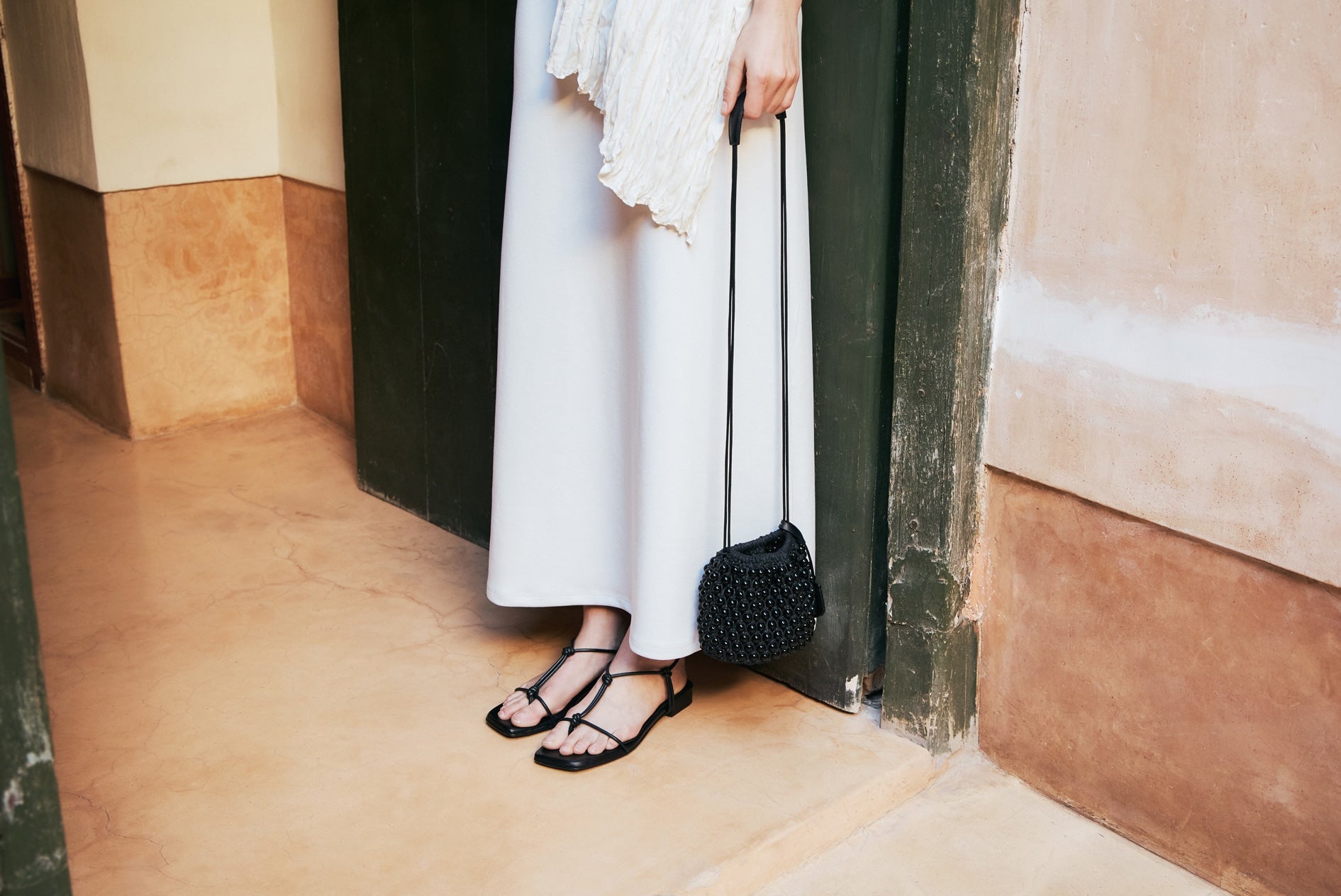 CORDA SANDAL (SOFT BLACK)