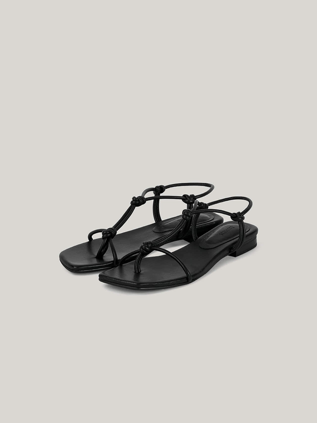 CORDA SANDAL (SOFT BLACK)