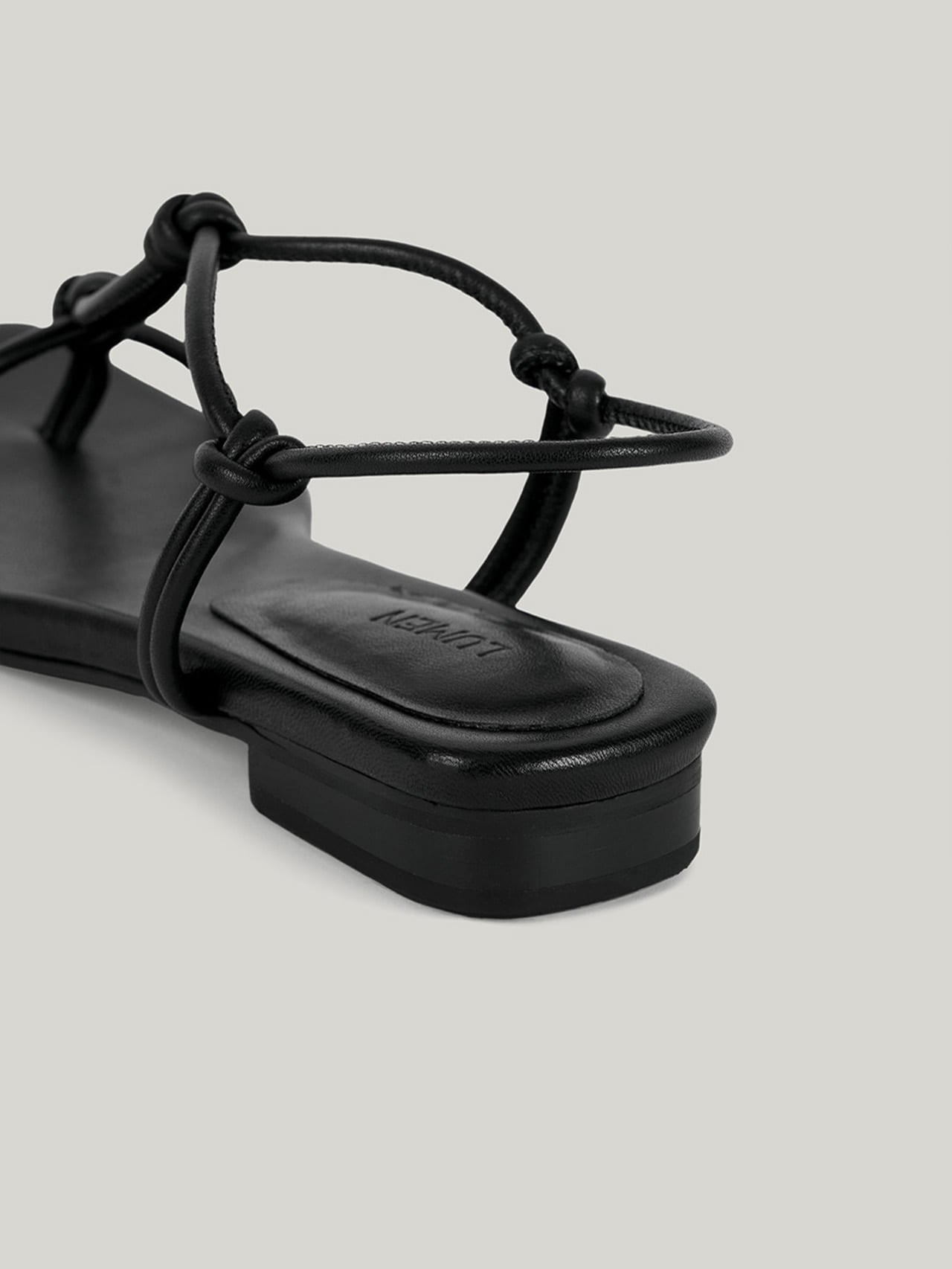 CORDA SANDAL (SOFT BLACK)
