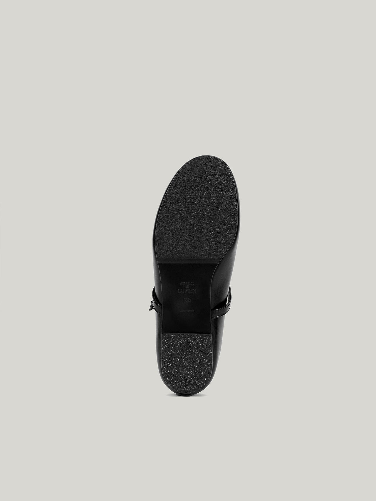 DOUBLE STRAP FLATS (SOFT BLACK)
