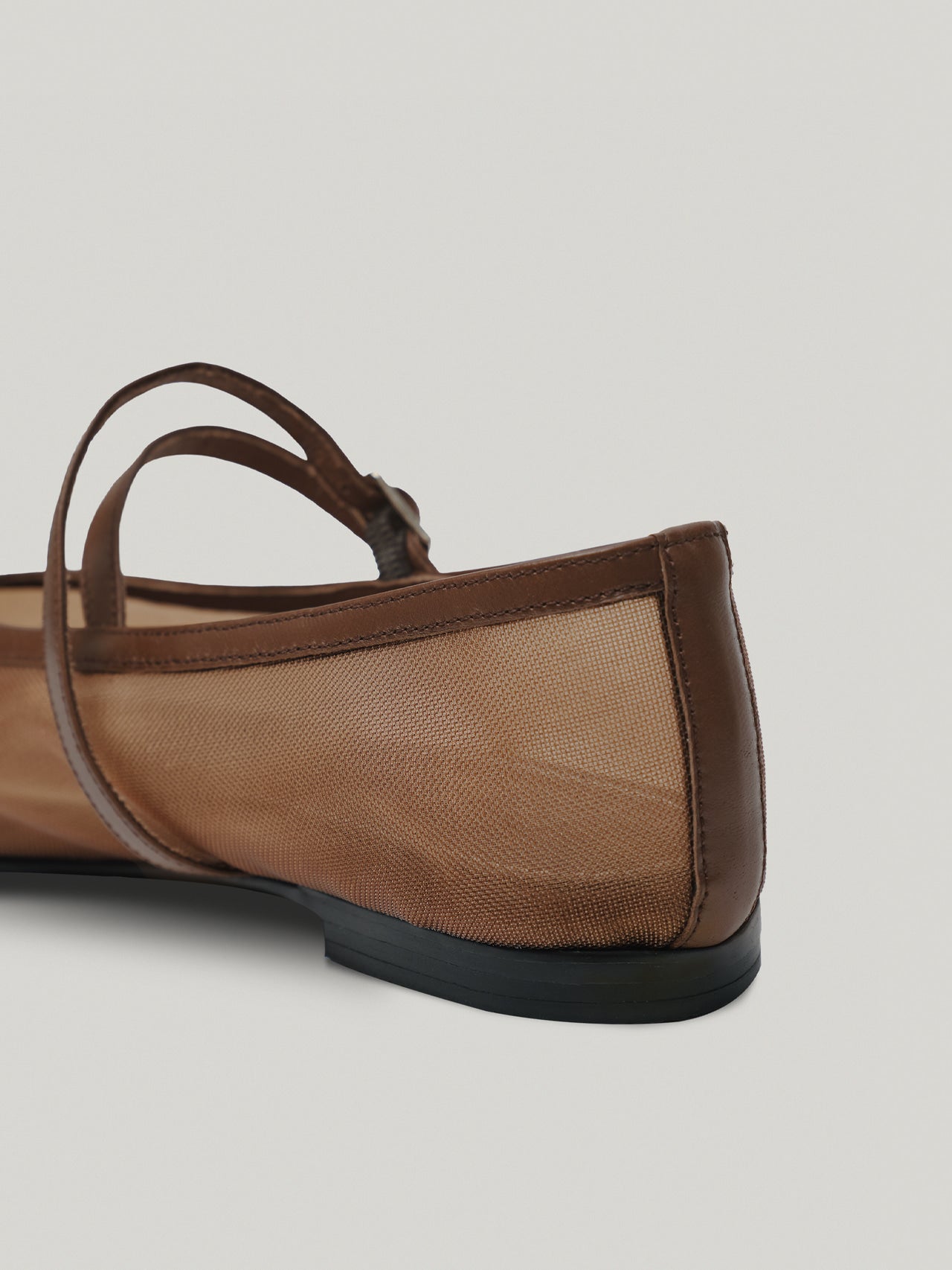 DOUBLE STRAP MESH FLAT (MESH BROWN)