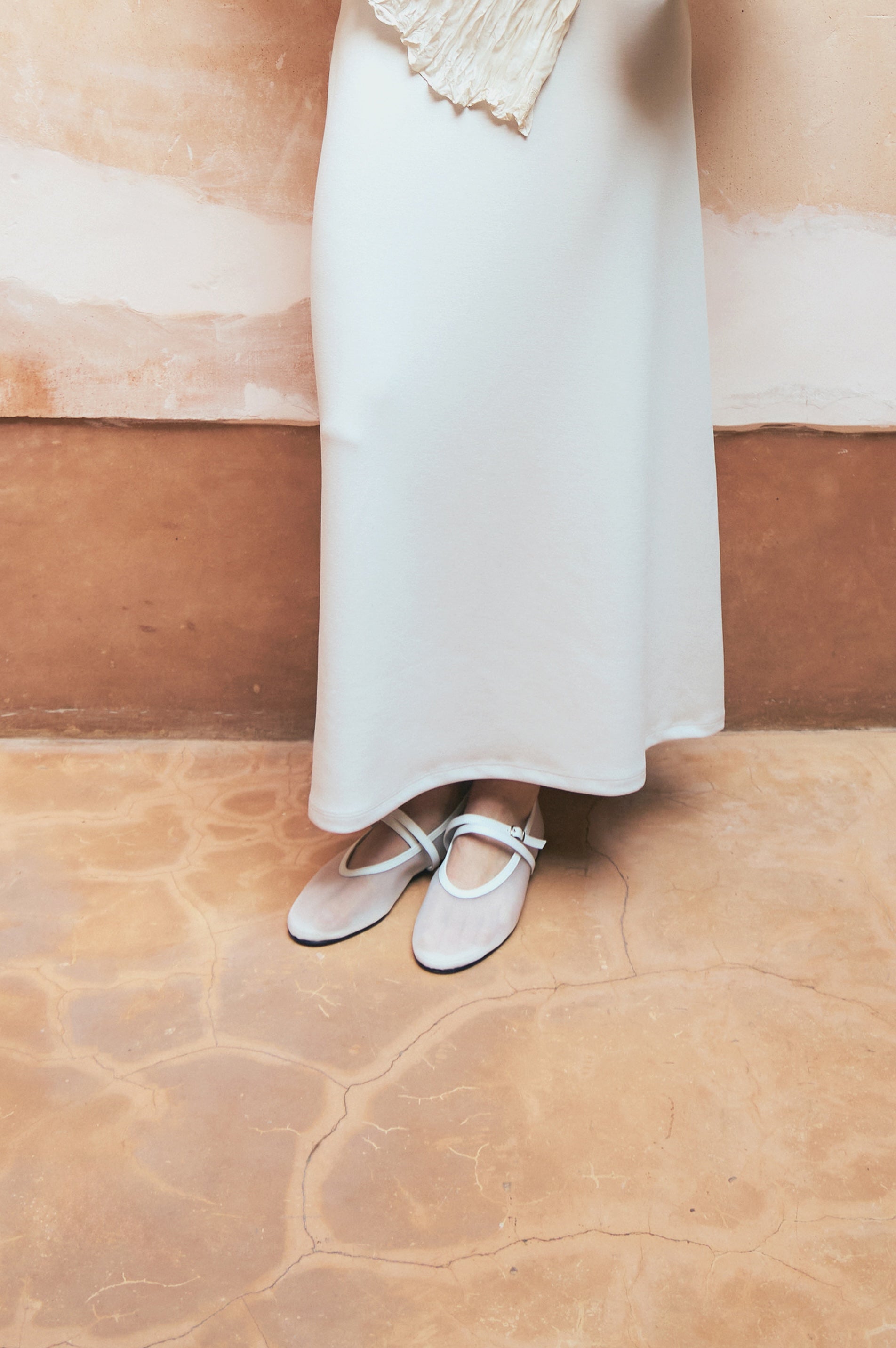 DOUBLE STRAP MESH FLAT (MESH WHITE)