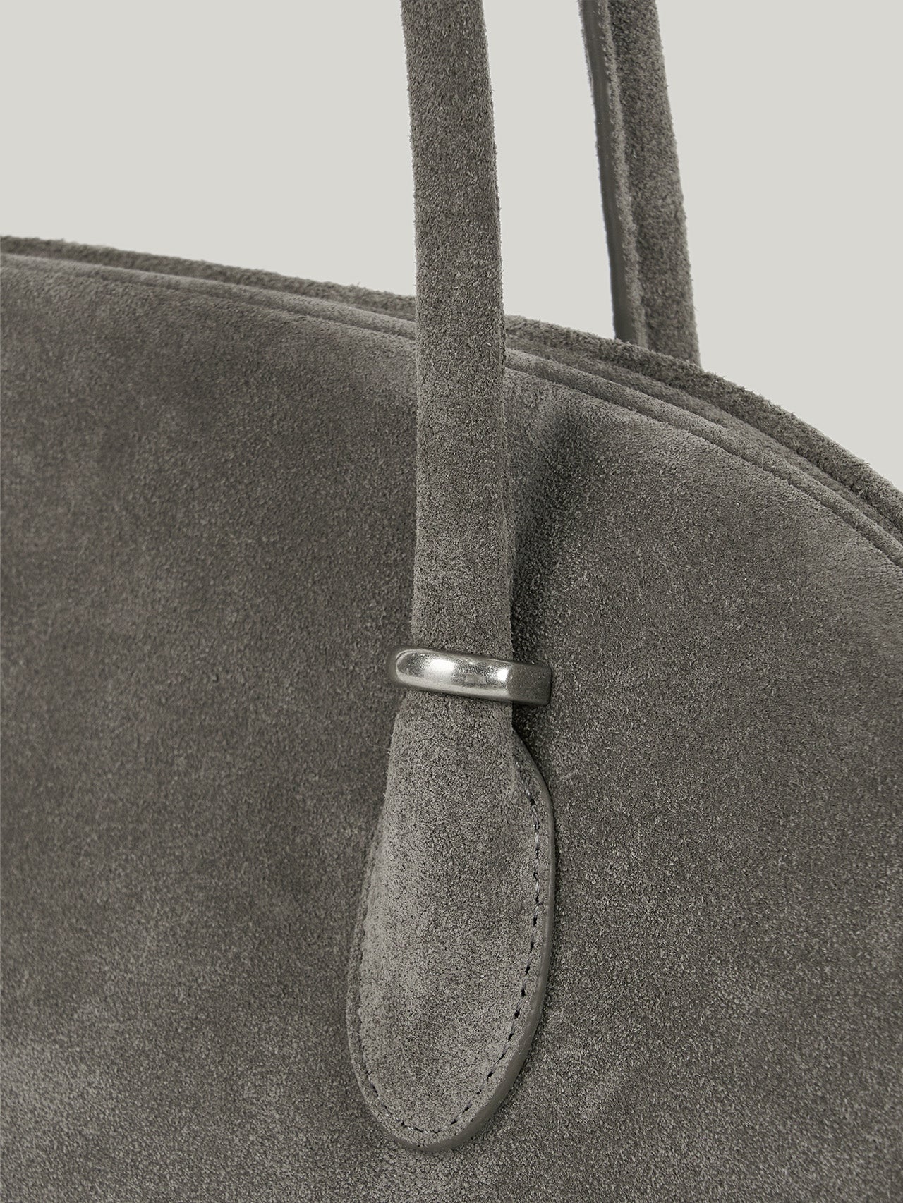 ANNEAU FRAME BAG (SUEDE GREY)