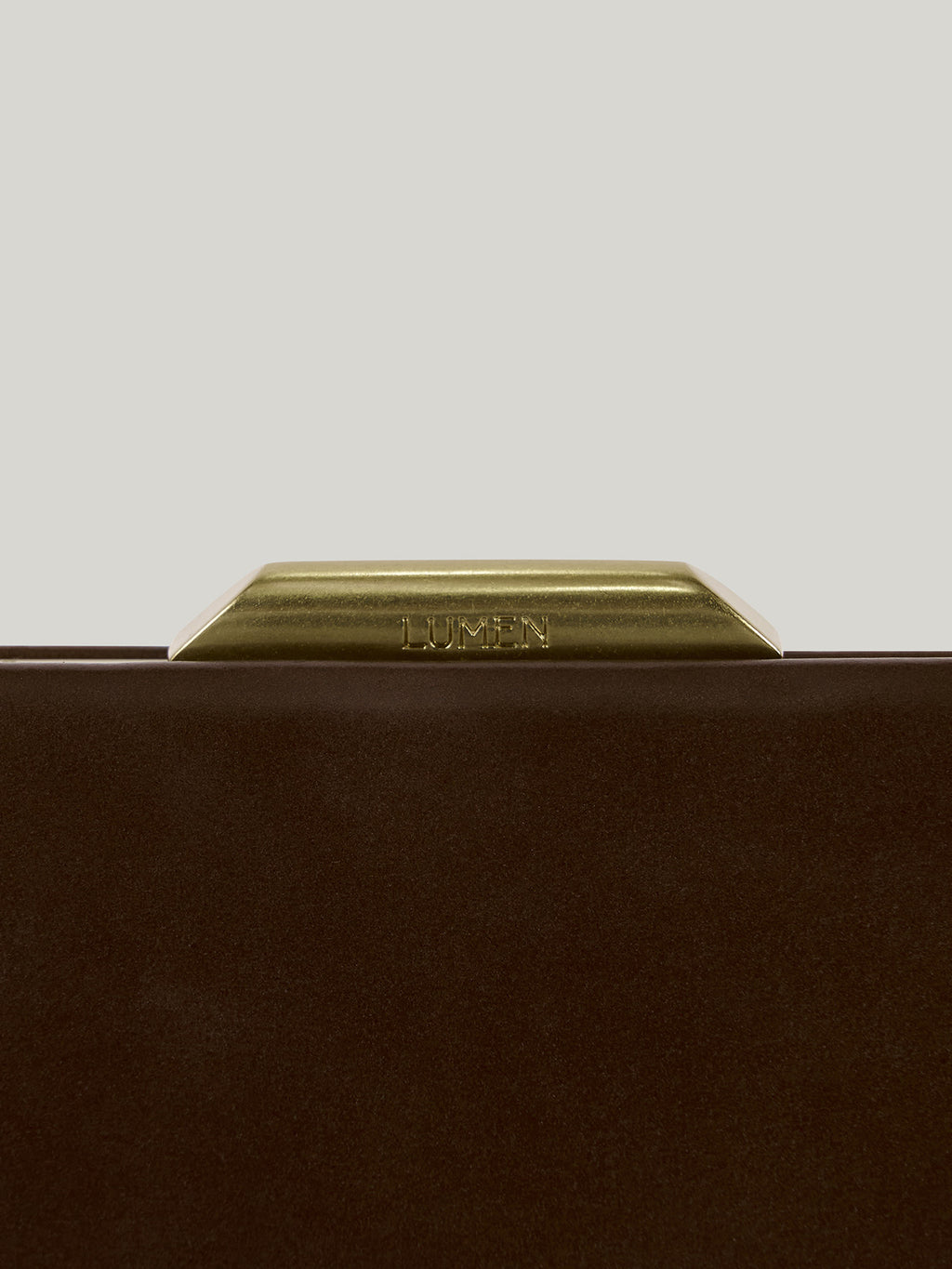 LUNE FORME TOTE BAG (OAK BROWN)