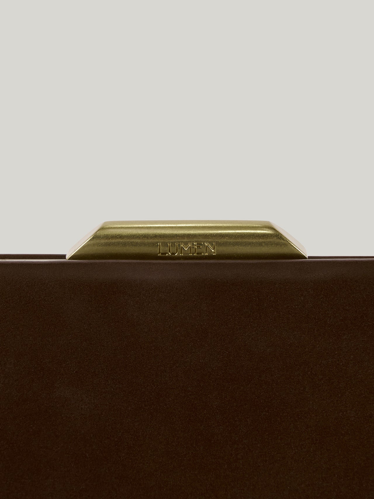 LUNE FORME TOTE BAG (OAK BROWN)