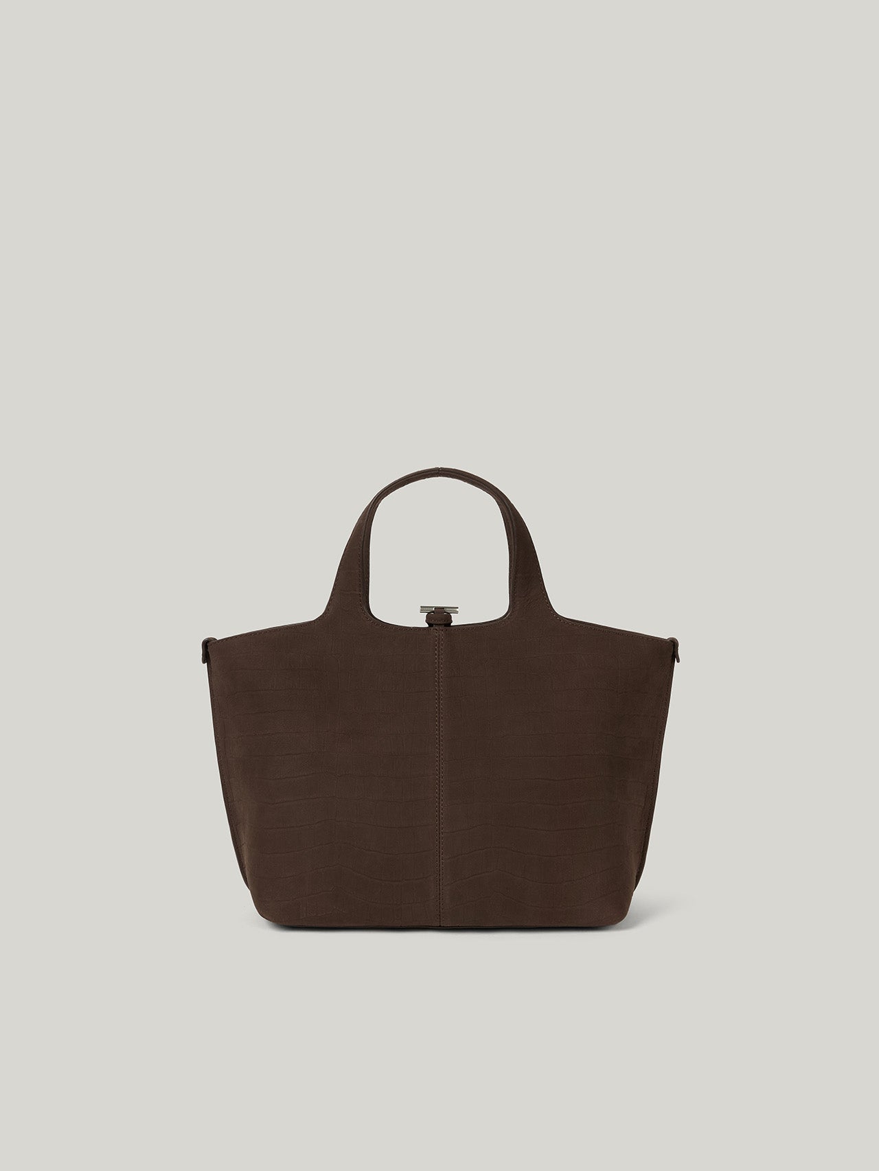PANIER TOTE BAG (NUBUCK PATTERN BROWN)
