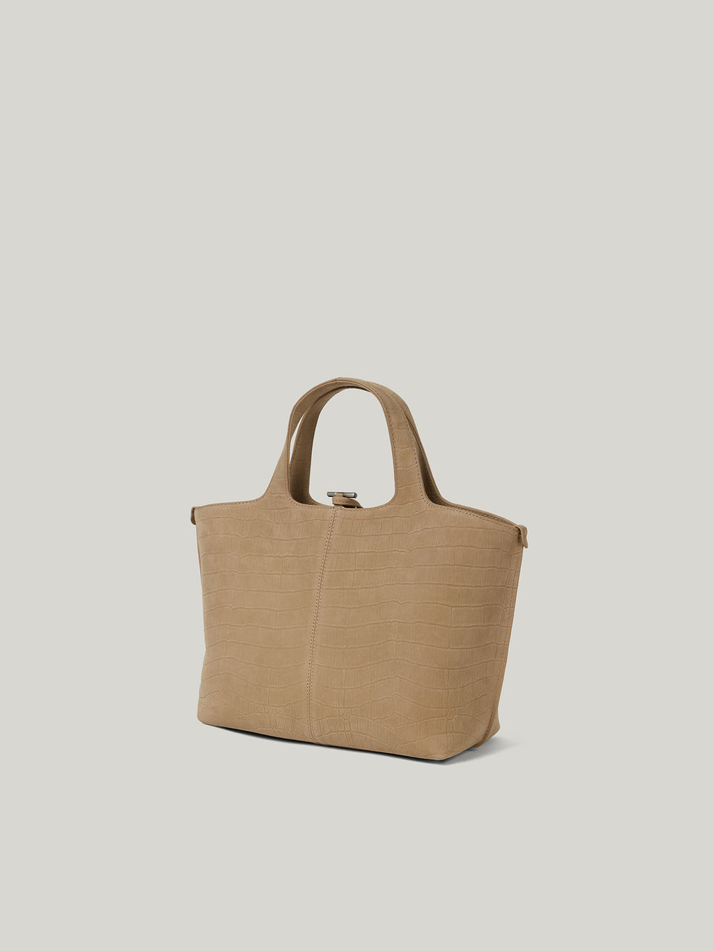 PANIER TOTE BAG (NUBUCK PATTERN SAND)