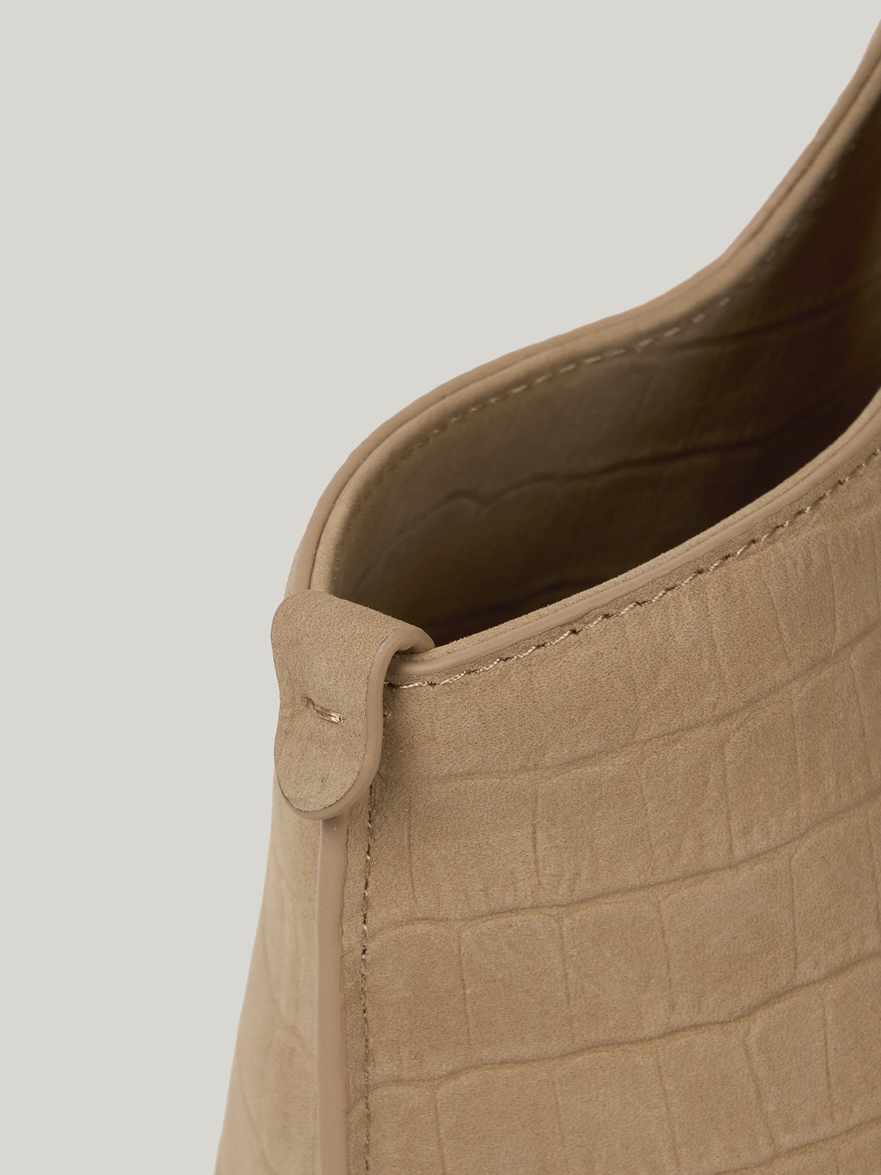 PANIER TOTE BAG (NUBUCK PATTERN SAND)