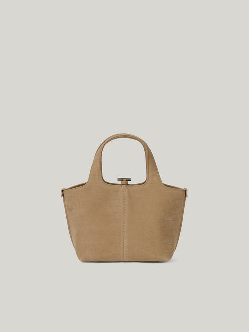 PANIER PETIT BAG (NUBUCK PATTERN SAND)