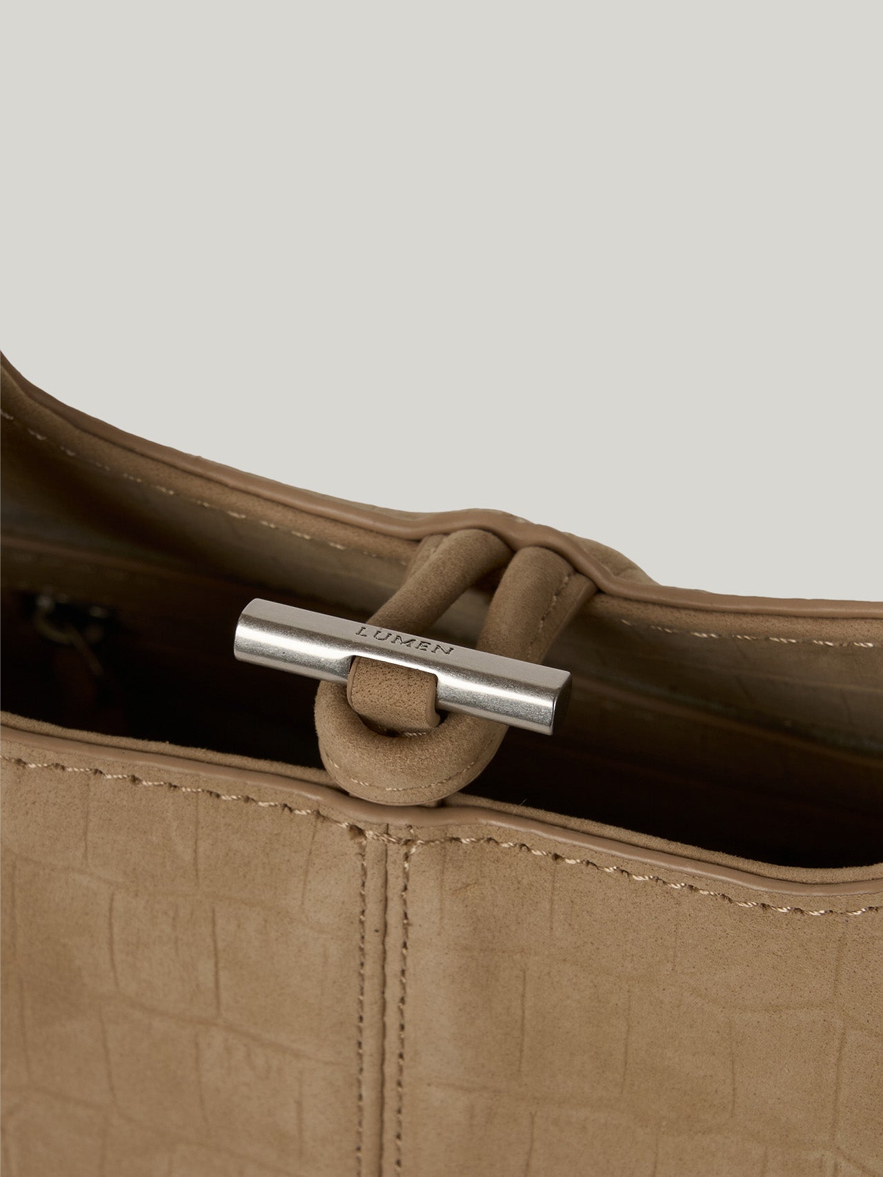 PANIER PETIT BAG (NUBUCK PATTERN SAND)
