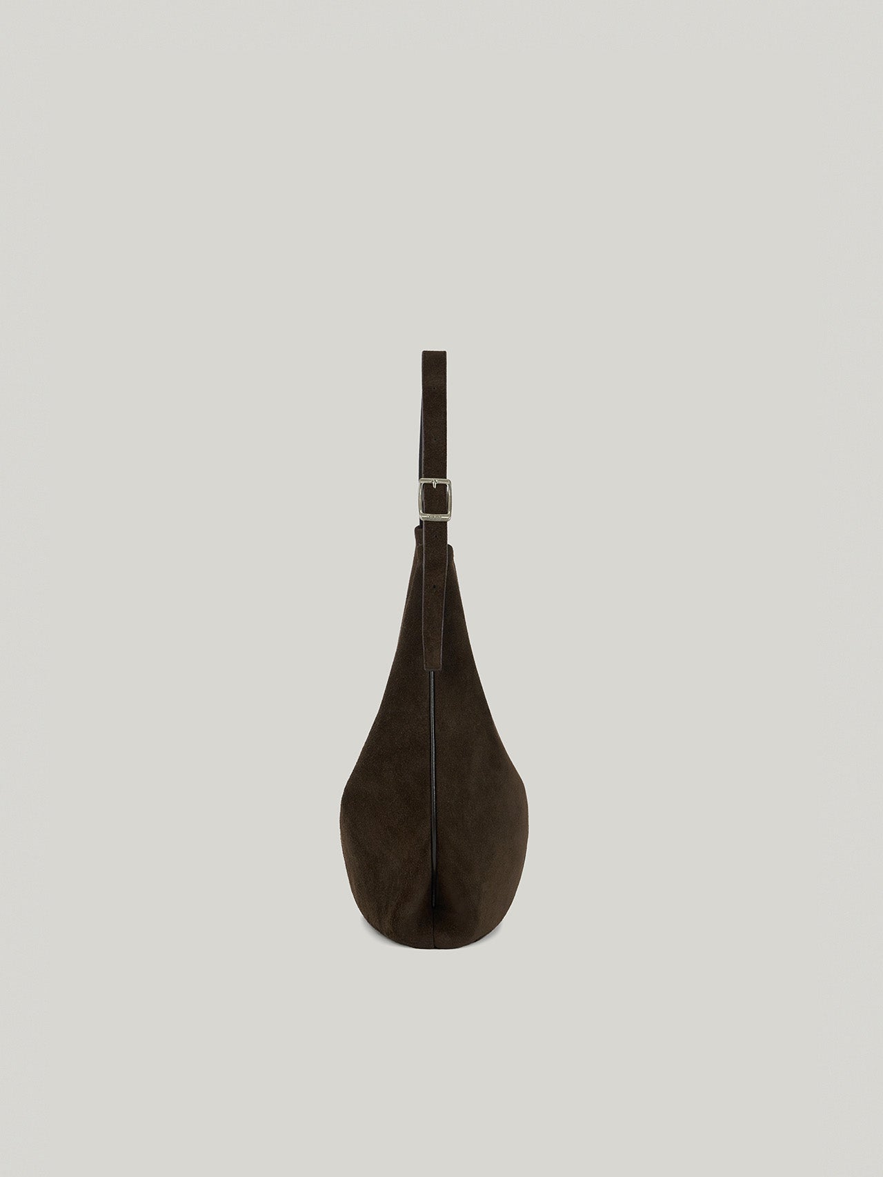 MOSSY HOBO BAG (SUEDE BROWN)