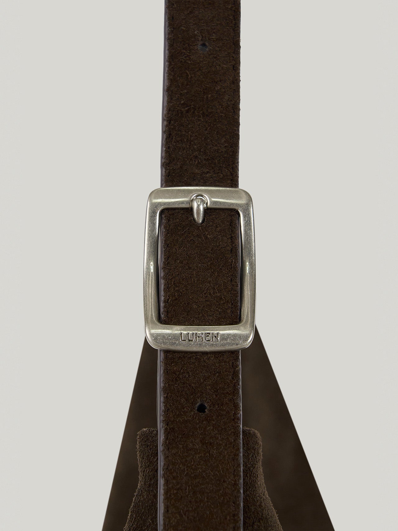 MOSSY HOBO BAG (SUEDE BROWN)