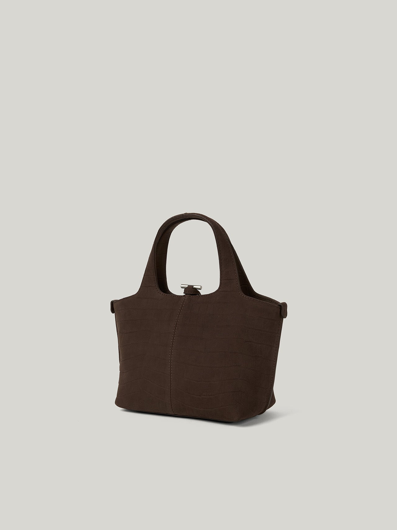 PANIER PETIT BAG (NUBUCK PATTERN BROWN)