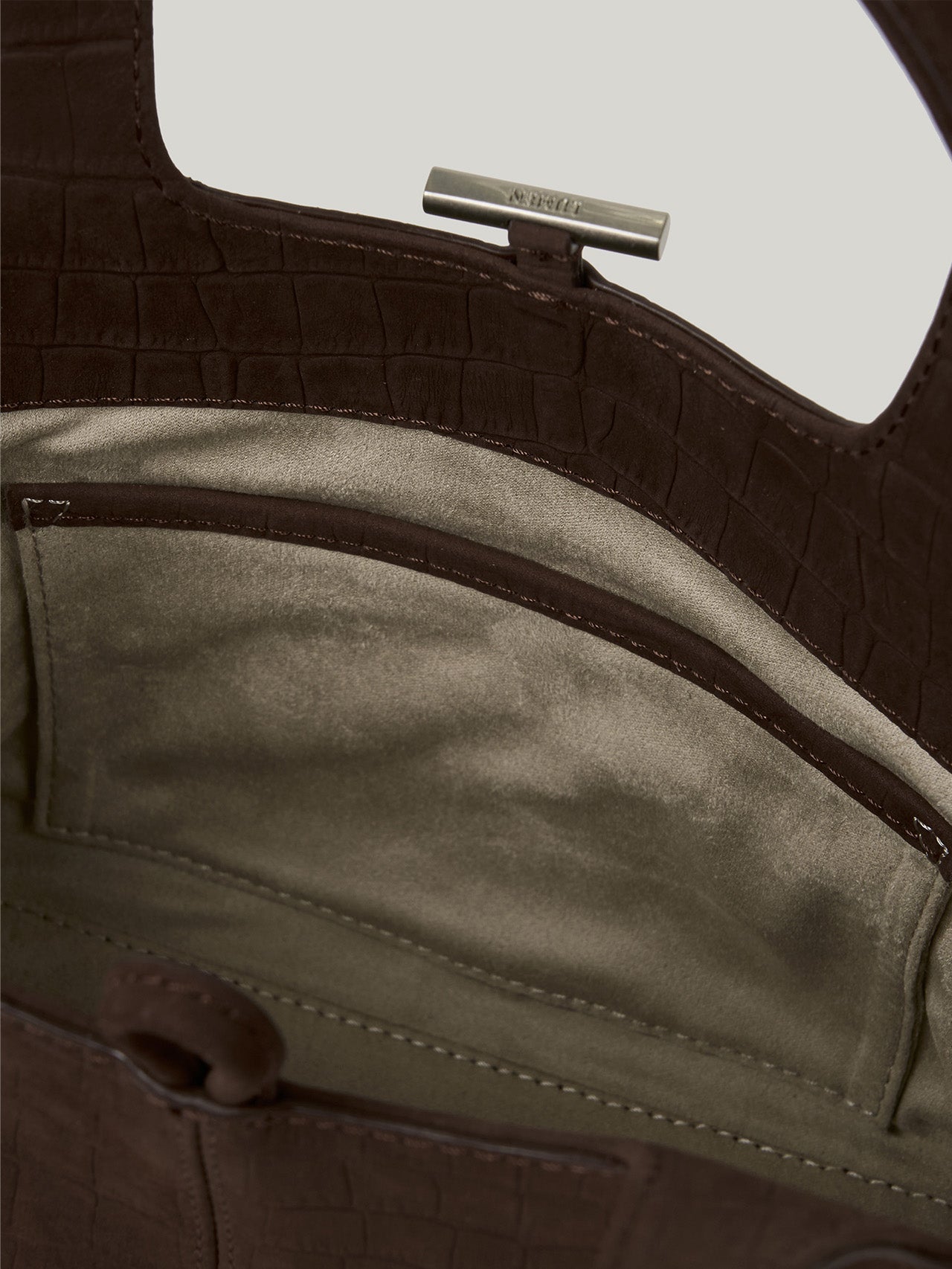 PANIER PETIT BAG (NUBUCK PATTERN BROWN)