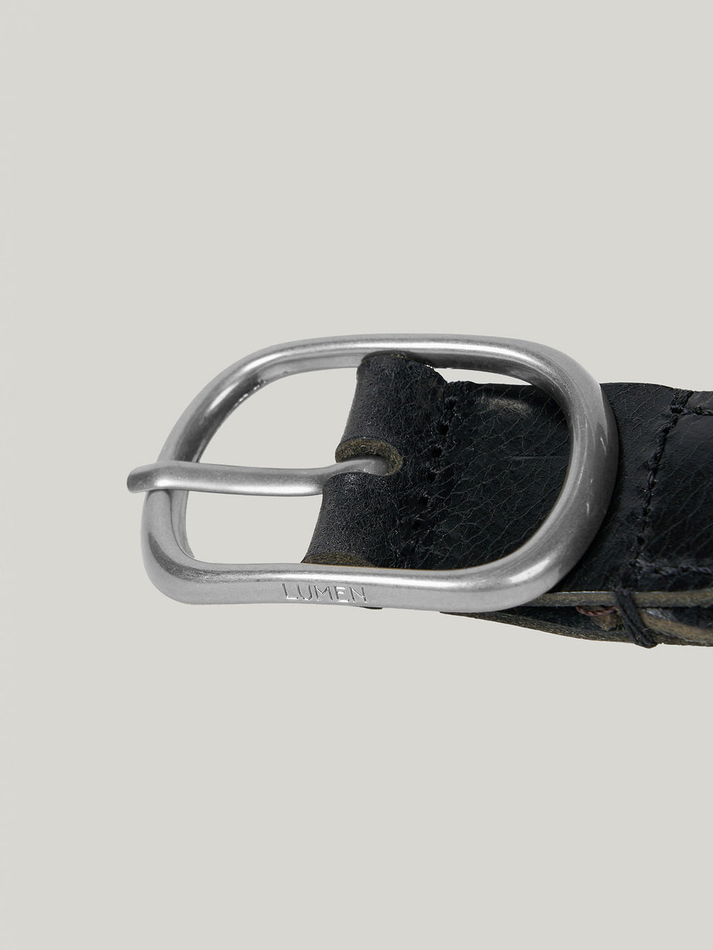 LIEN WOVEN LEATHER BELT (SOFT BLACK)