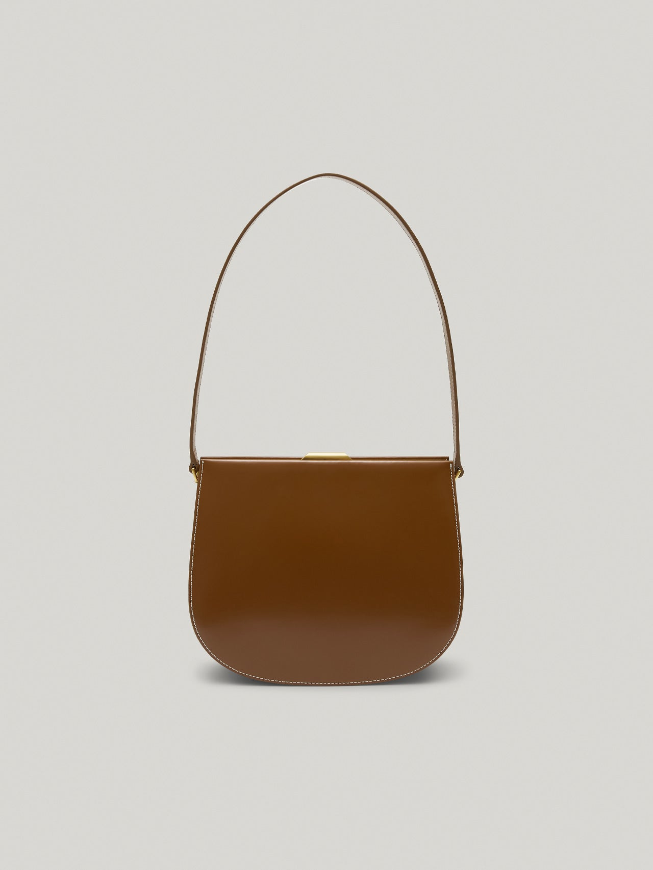 LUNE FORME BAG (COGNAC BROWN)