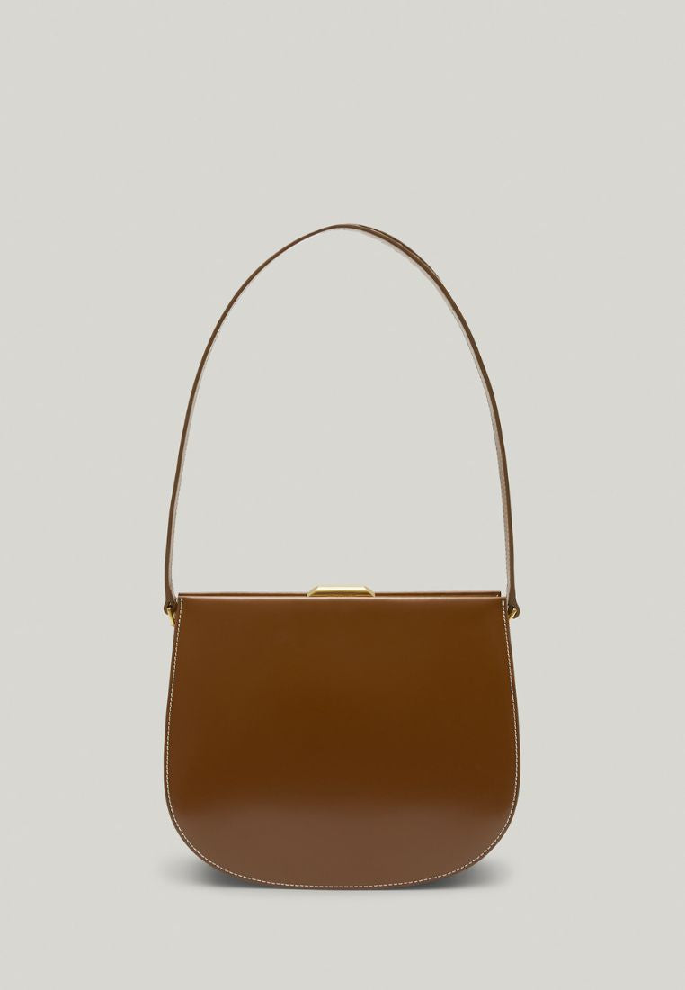 LUNE FORME BAG (COGNAC BROWN)