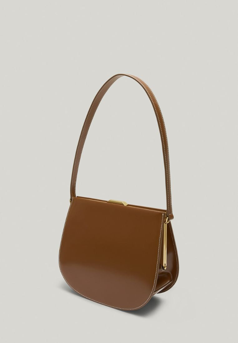 LUNE FORME BAG (COGNAC BROWN)