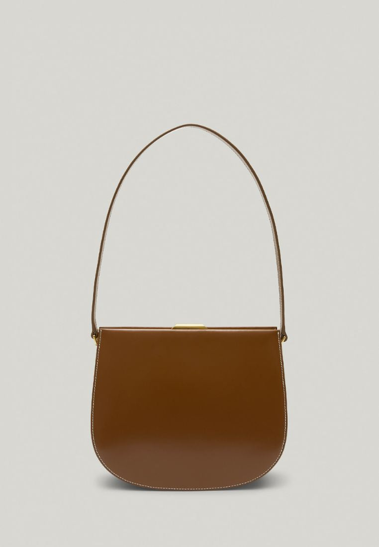 LUNE FORME BAG (COGNAC BROWN)