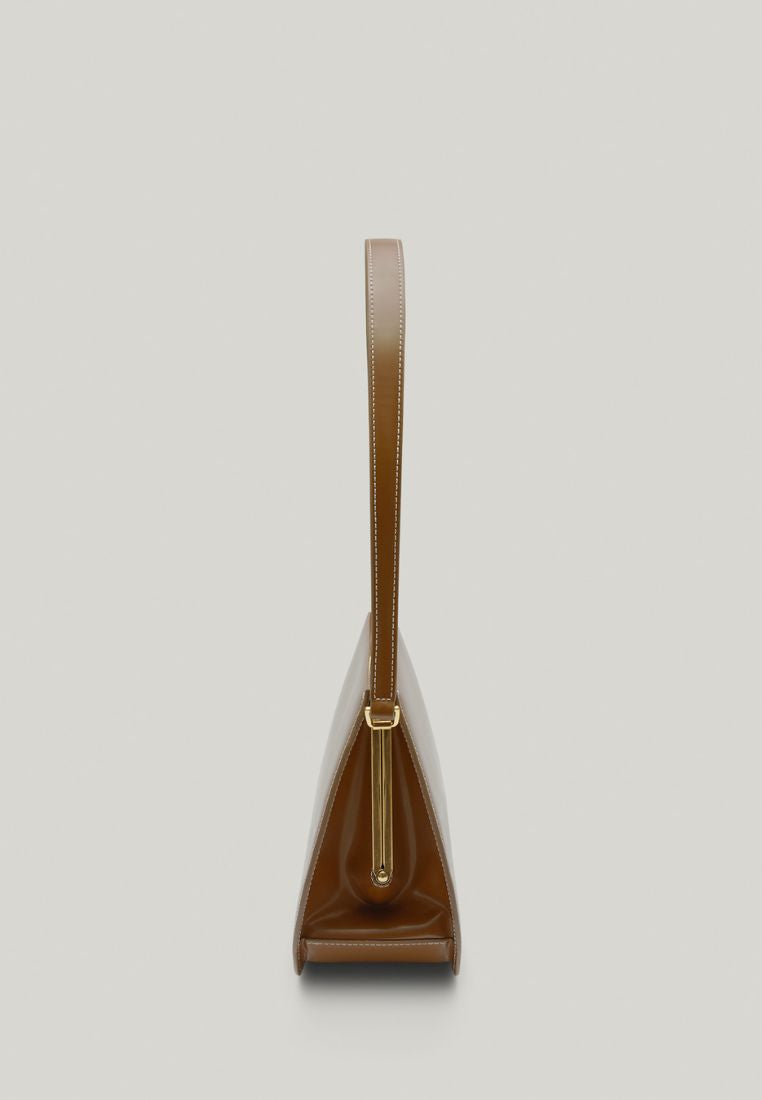LUNE FORME BAG (COGNAC BROWN)