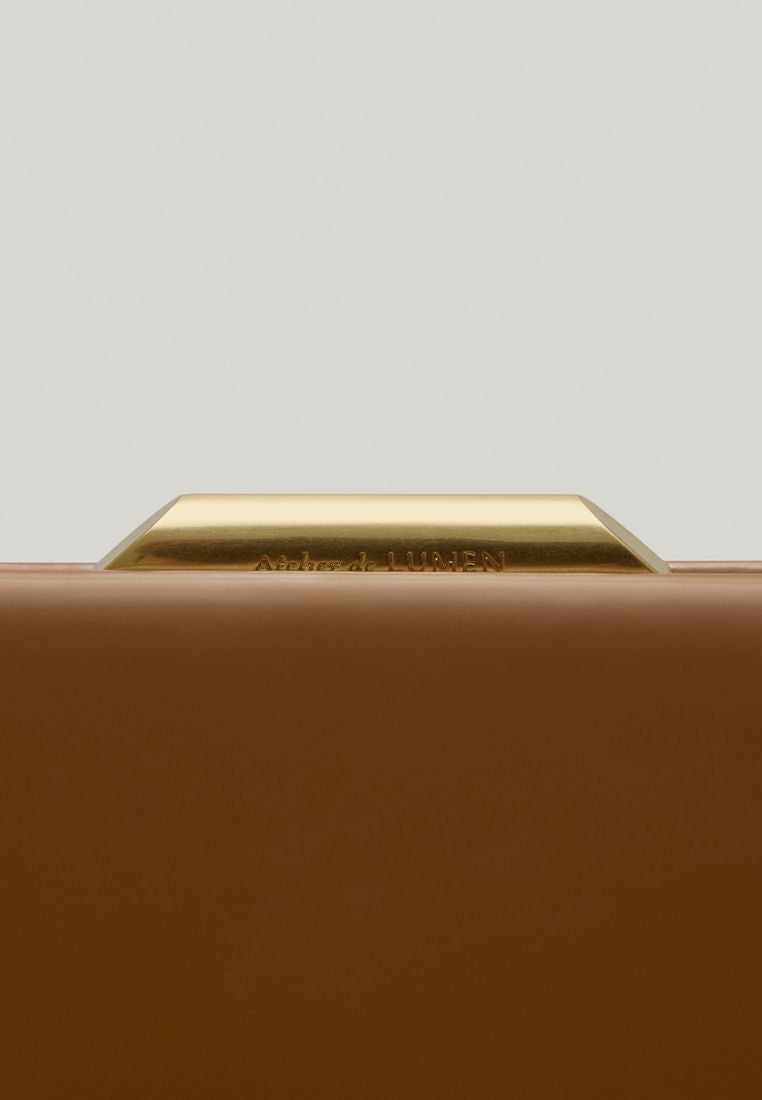 LUNE FORME BAG (COGNAC BROWN)