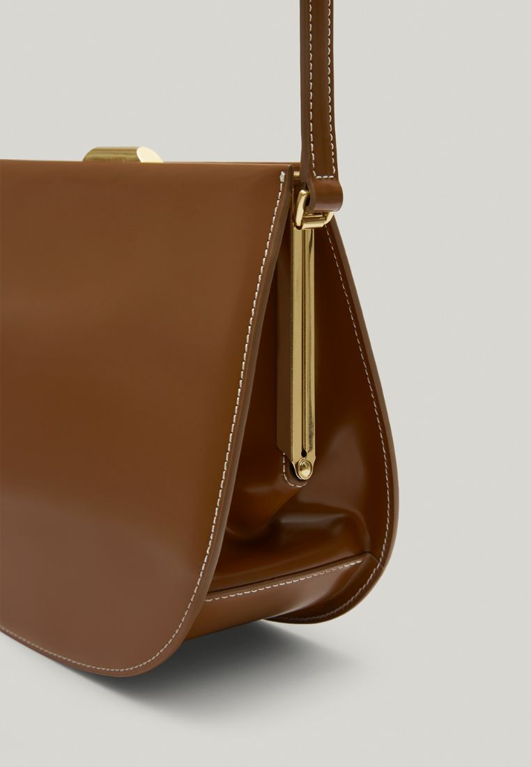 LUNE FORME BAG (COGNAC BROWN)