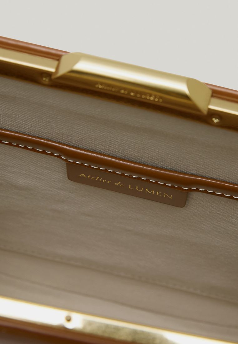LUNE FORME BAG (COGNAC BROWN)
