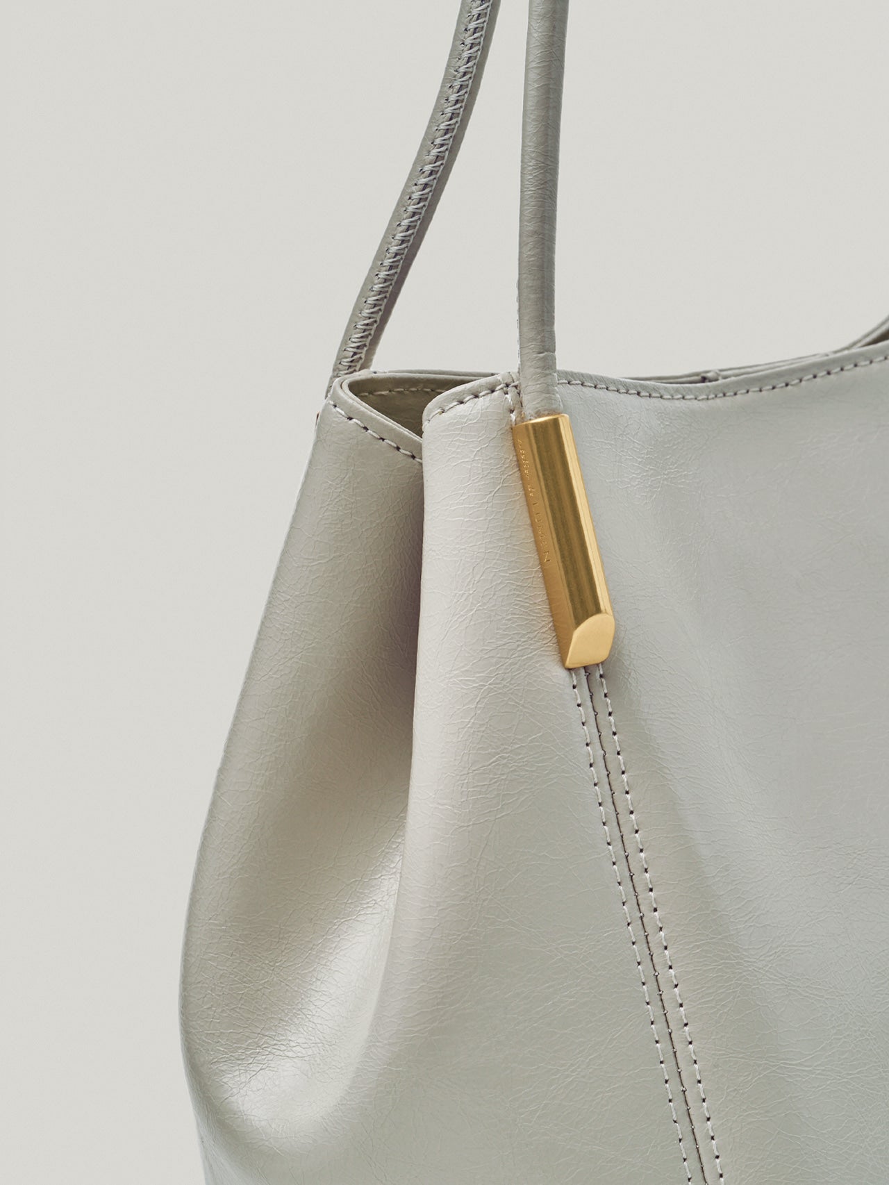 MARRON BAG (MISTY WHITE)