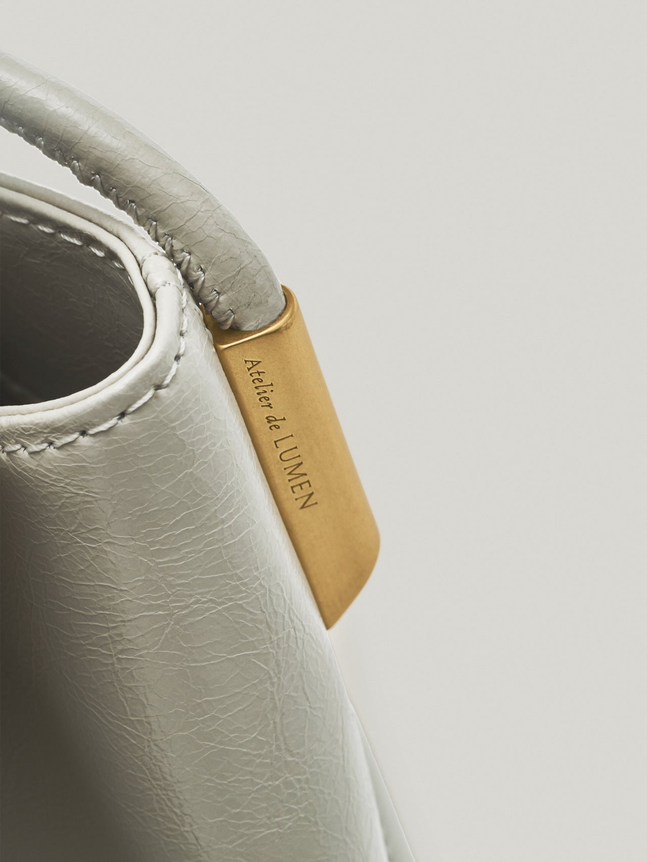 MARRON BAG (MISTY WHITE)