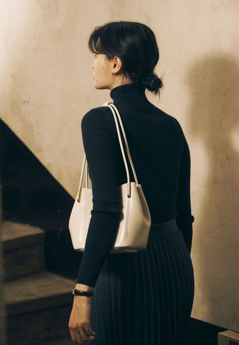 MARRON BAG (MISTY WHITE)