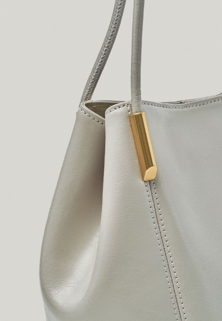 MARRON BAG (MISTY WHITE)