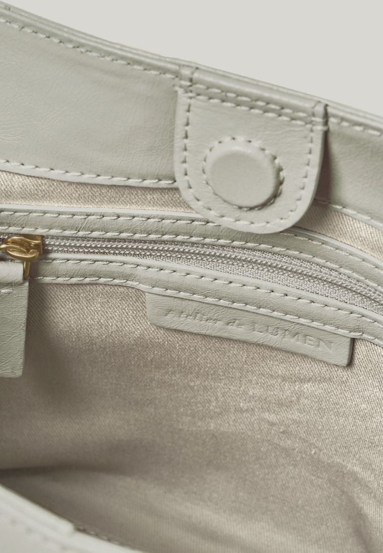 MARRON BAG (MISTY WHITE)