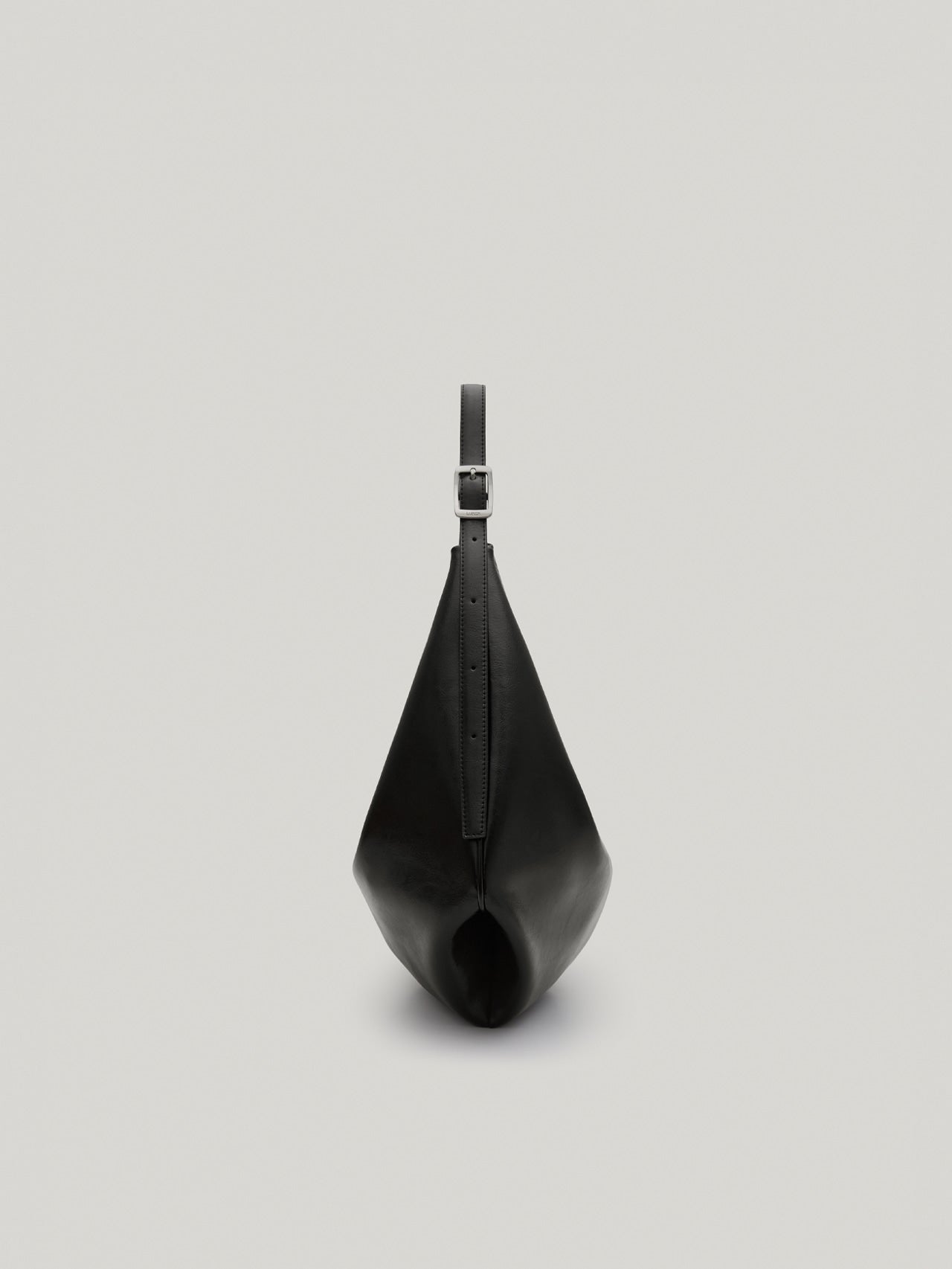 MOSSY HOBO BAG (LEATHER BLACK)