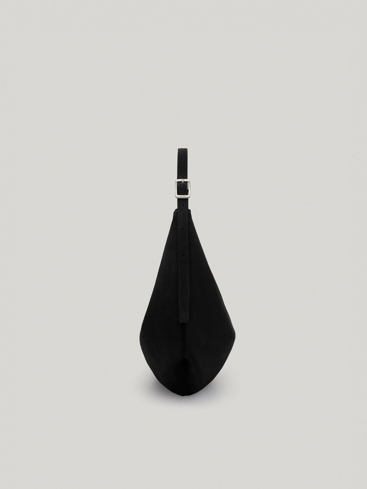 MOSSY HOBO BAG (SUEDE BLACK)