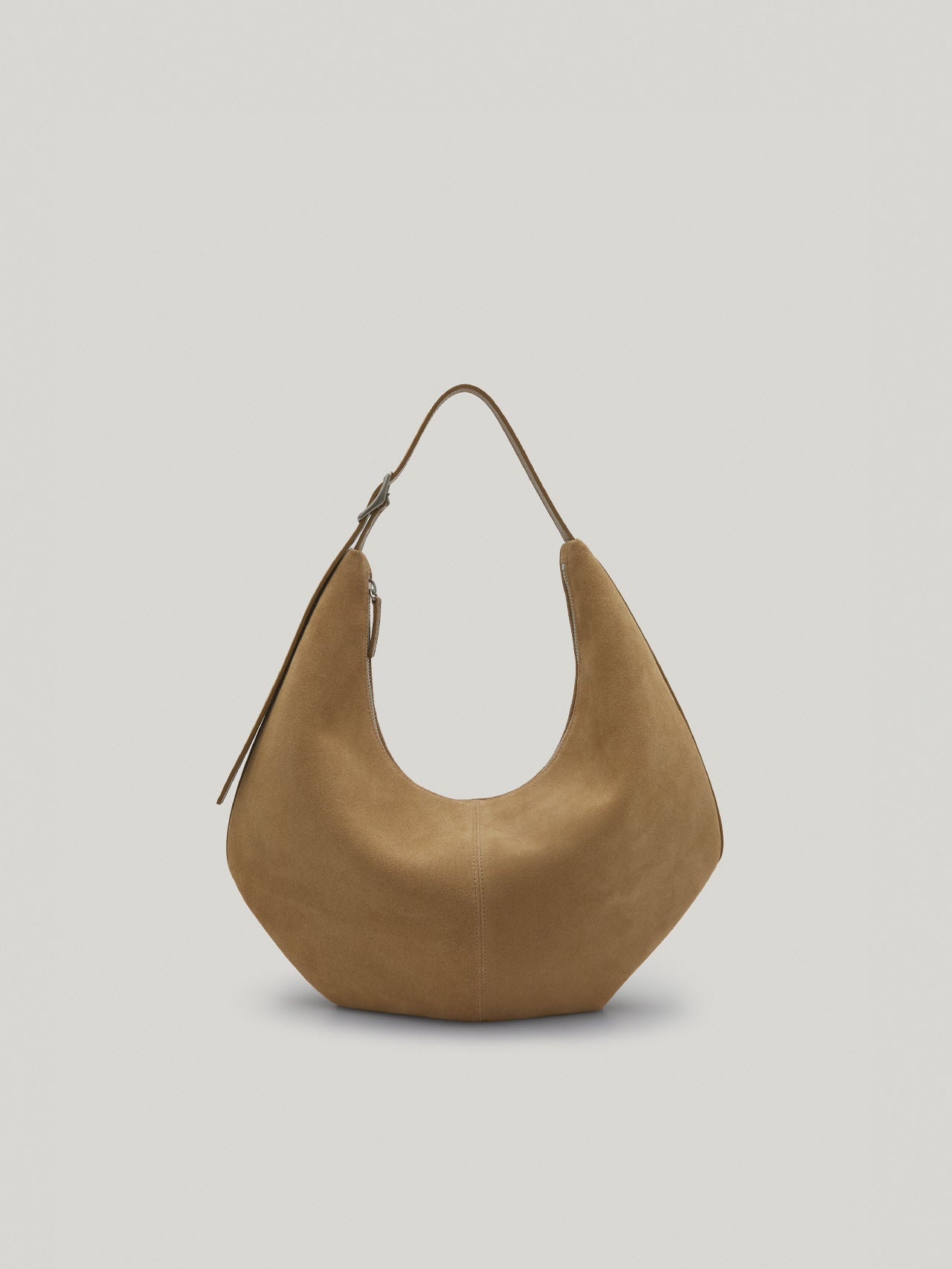 MOSSY HOBO BAG (SUEDE SAND)
