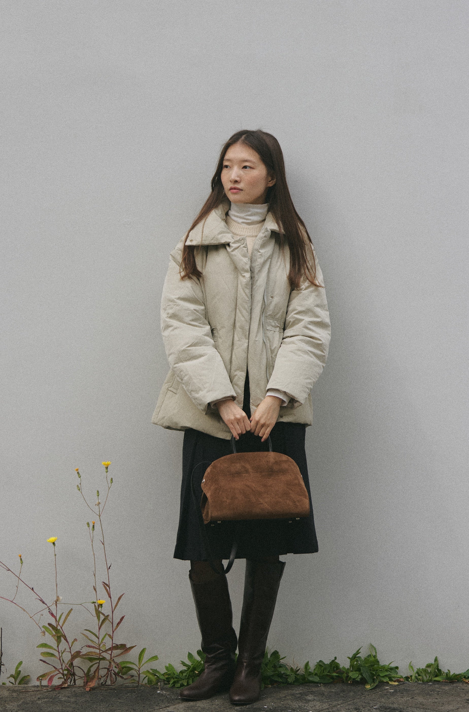 NADEL BAG (SUEDE BROWN)