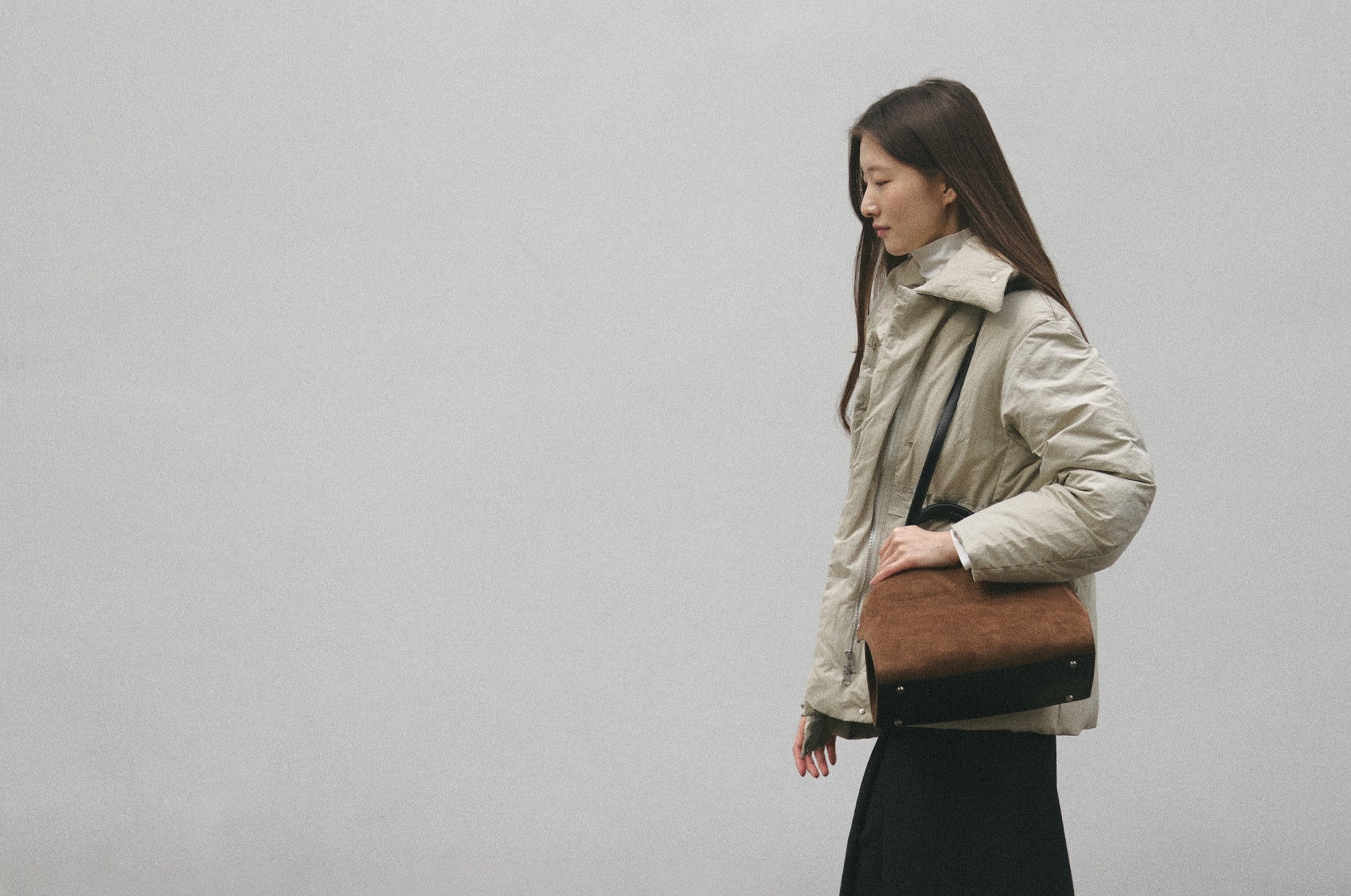 NADEL BAG (SUEDE BROWN)