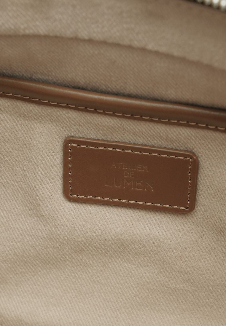 NADEL ZIP TOTE BAG (TAWNY BROWN)