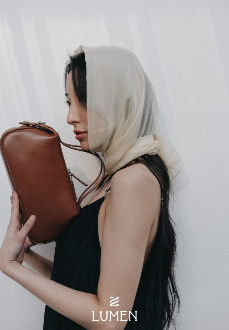 NADEL ZIP TOTE BAG (TAWNY BROWN)
