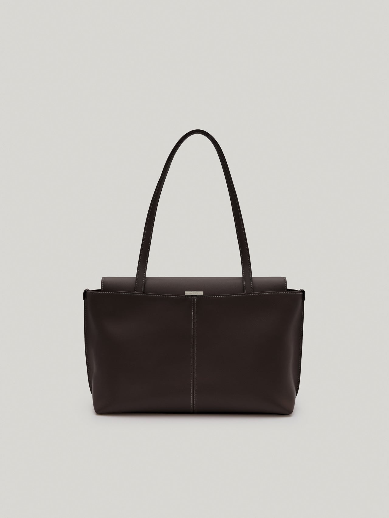 PANIER FLAP BAG (ORGAN BROWN)