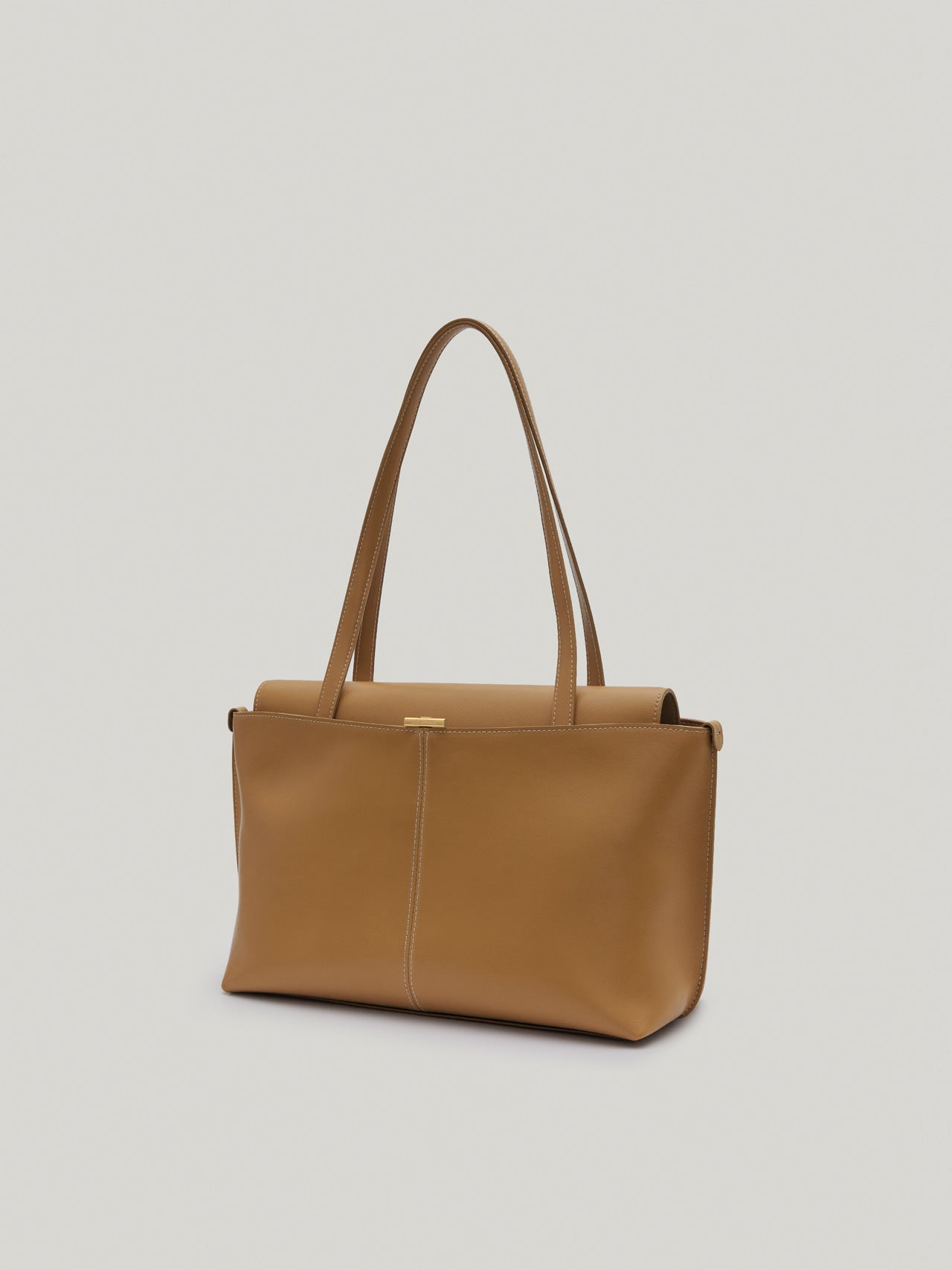 PANIER FLAP BAG (TAN BROWN)